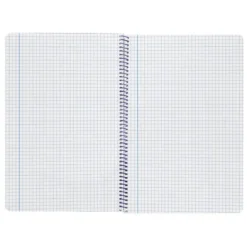 CUADERNO ESPIRAL LIDERPAPEL DIN A4 SMART TAPA BLANDA 80H 75GR CUADRO 4MM CON MARGEN COLOR VERDE