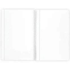 Cuaderno espiral liderpapel a4 wonder tapa plastico 80h 90 gr liso colores surtidos