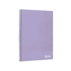 CUADERNO ESPIRAL LIDERPAPEL DIN A4 SMART TAPA BLANDA 80H 75GR PAUTA 2,5MM CON MARGEN COLORES SURTIDOS