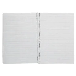 CUADERNO ESPIRAL LIDERPAPEL DIN A4 PAUTAGUIA TAPA PLASTICO 80H 90GR CUADRO PAUTADO 3MM CON MARGEN COLOR AMARILLO