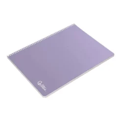 CUADERNO ESPIRAL LIDERPAPEL DIN A4 SMART TAPA BLANDA 80H 75GR LISO SIN MARGEN COLORES SURTIDOS