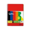 CUADERNO ESPIRAL LIDERPAPEL DIN A4 TAPA POLIPROPILENO 80H 90GR CUADRO 4MM CON MARGEN PACK 5+1 COLORES SURTIDOS