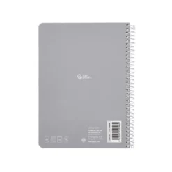 CUADERNO ESPIRAL LIDERPAPEL DIN A5 SMART TAPA BLANDA 80H 75GR CUADRO 3MM CON MARGEN COLORES SURTIDOS