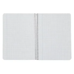 CUADERNO ESPIRAL LIDERPAPEL DIN A4 WITTY TAPA DURA 80H 90GR CUADRO 4MM CON MARGEN COLOR NARANJA