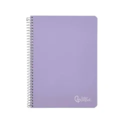 CUADERNO ESPIRAL LIDERPAPEL DIN A4 WITTY TAPA DURA 80H 90GR CUADRO 4MM CON MARGEN COLOR VIOLETA