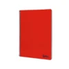 CUADERNO ESPIRAL LIDERPAPEL DIN A4 SMART TAPA BLANDA 80H 75GR RAYADO HORIZONTAL CON MARGEN COLOR ROJO