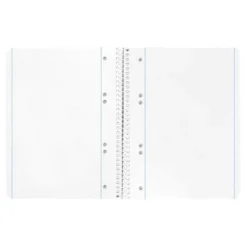 Cuaderno espiral Liderpapel Din A5 micro serie azul tapa blanda 80h 75 gr liso 6taladros azul