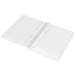 Cuaderno espiral Liderpapel Din A5 micro serie azul tapa blanda 80h 75 gr liso 6taladros azul