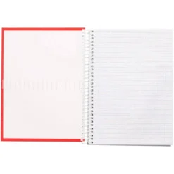 CUADERNO ESPIRAL LIDERPAPEL A5 CRAFTY TAPA FORRADA 80H 90 GR MILIMETRADO 2MM COLORES SURTIDOS
