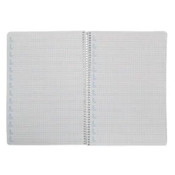 CUADERNO ESPIRAL LIDERPAPEL DIN A4 PAUTAGUIA TAPA DURA 80H 90 GR CUADRO PAUTADO 5MM COLOR NARANJA