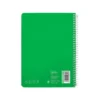 CUADERNO ESPIRAL LIDERPAPEL DIN A5 WITTY TAPA DURA 80H 90GR CUADRO 4MM CON MARGEN COLOR VERDE