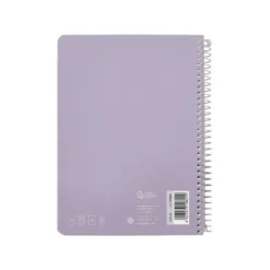 CUADERNO ESPIRAL LIDERPAPEL DIN A5 WITTY TAPA DURA 80H 90GR CUADRO 4MM CON MARGEN COLOR VIOLETA