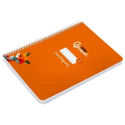 CUADERNO ESPIRAL LIDERPAPEL DI N A5 PAUTAGUIA TAPA BLANDA 40H 75 GR CUADRO PAUTADO 3MM COLOR NARANJA