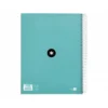 CUADERNO ESPIRAL LIDERPAPEL DIN A4 MICRO ANTARTIK RAYADO HORIZONTAL 120 H 5 BANDA 4 TALADROS COLOR MENTA