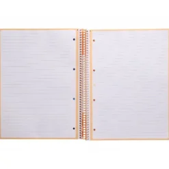 CUADERNO ESPIRAL LIDERPAPEL DIN A4 MICRO ANTARTIK RAYADO HORIZONTAL COLOR AMARILLO 80H