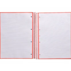 CUADERNO ESPIRAL LIDERPAPEL DIN A4 MICRO ANTARTIK RAYADO HORIZONTAL COLOR ROSA 80H
