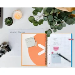 Cuaderno espiral liderpapel a4 micro antartik tapa forrada120h 100 gr cuadro 5mm 5 banda4 taladros color mostaza