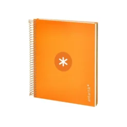 CUADERNO ESPIRAL LIDERPAPEL A5 MICRO ANTARTIK TAPA FORRADA120H 100 GR CUADRO 5MM 5 BANDA6 TALADROS COLOR MOSTAZA