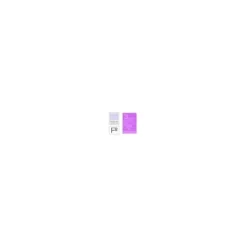 CUADERNO ESPIRAL LIDERPAPEL FOLIO TAPA PLASTICO 80H 80 GR CUADRO PAUTADO 3MM CON MARGEN COLOR VIOLETA