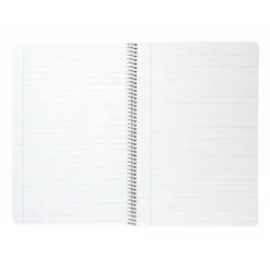 CUADERNO ESPIRAL LIDERPAPEL FOLIO TAPA PLASTICO 80H 80 GR CUADRO PAUTADO 3MM CON MARGEN COLOR VIOLETA