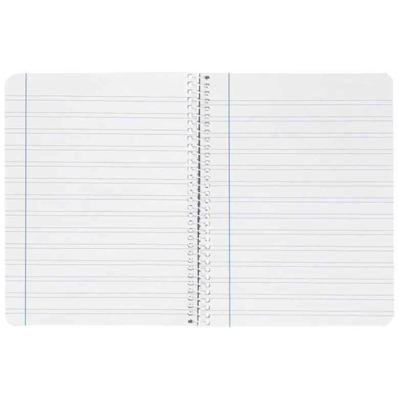 Cuaderno espiral Liderpapel cuarto smart Tapa blanda 80h 60gr Pauta 3,5mm Con margen Colores surtidos (no se puede elegir)