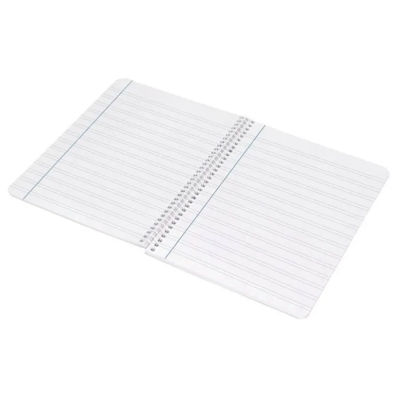 Cuaderno espiral Liderpapel cuarto folio smart Tapa blanda 80h 60gr Rayado montessori 5mm Colores surtidos (no se puede elegir)