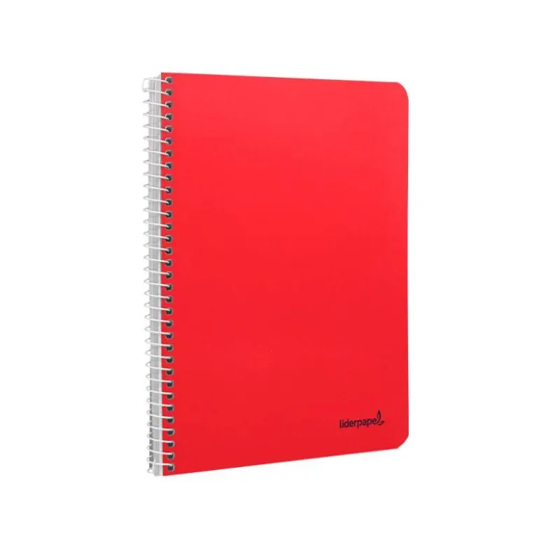 Cuaderno espiral Liderpapel cuarto folio smart Tapa blanda 80h 60gr Rayado montessori 5mm Colores surtidos (no se puede elegir)
