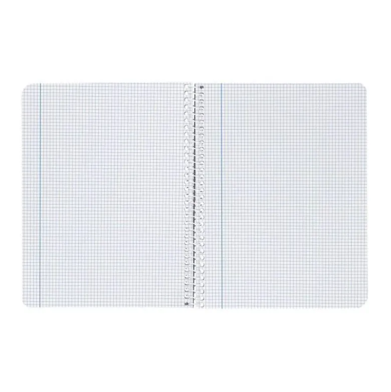 CUADERNO ESPIRAL LIDERPAPEL DIN A5 WITTY TAPA DURA 80H 90GR CUADRO 3MM CON MARGEN COLORES SURTIDOS