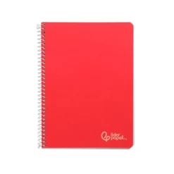 CUADERNO ESPIRAL LIDERPAPEL DIN A5 WITTY TAPA DURA 80H 90GR CUADRO 3MM CON MARGEN COLORES SURTIDOS