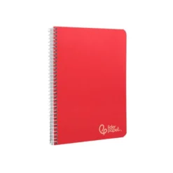 CUADERNO ESPIRAL LIDERPAPEL DIN A5 WITTY TAPA DURA 80H 90GR RAYADO Nº46 CON MARGEN COLORES SURTIDOS