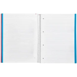 CUADERNO ESPIRAL LIDERPAPEL A4 MICRO WONDER TAPA PLASTICO 120H 90 GR HORIZONTAL 5 BANDAS 4 TALADROS COLORES