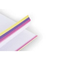 CUADERNO ESPIRAL MILAN COLECCION SUNSET DIN A4 TAPA DURA 90 HOJAS 95 GR CUADRICULA 5 MM AMARILLO