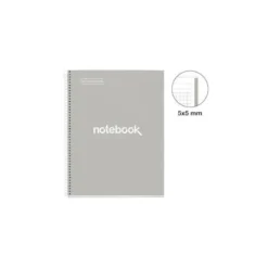CUADERNO ESPIRAL MIQUELRIUS NOTEBOOK 1 EMOTIONS TAPA FORRADA DIN A4 MICROPERFORADO 80 HOJAS 90G/M2 CUADRO 5 MM