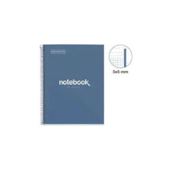 CUADERNO ESPIRAL MIQUELRIUS NOTEBOOK 1 EMOTIONS TAPA FORRADA DIN A4 MICROPERFORADO 80 HOJAS 90G/M2 CUADRO 5 MM