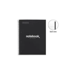 CUADERNO ESPIRAL MIQUELRIUS NOTEBOOK 1 EMOTIONS TAPA FORRADA DIN A4 MICROPERFORADO 80 HOJAS 90G/M2 CUADRO 5 MM