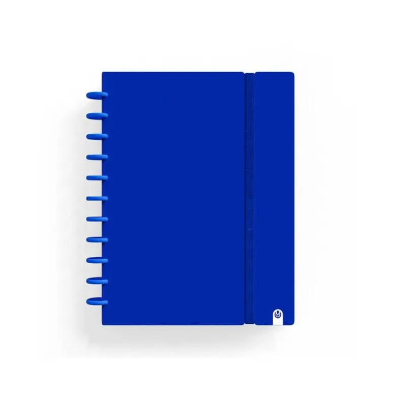 CUADERNO INGENIOX FOAM A4 80H RAYADO HORIZONTAL AZUL OSCURO