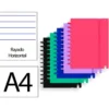CUADERNO INGENIOX FOAM A4 80H RAYADO HORIZONTAL COLORES INTENSE SURTIDOS