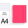 CUADERNO INGENIOX FOAM A4 80H RAYADO HORIZONTAL ROJO