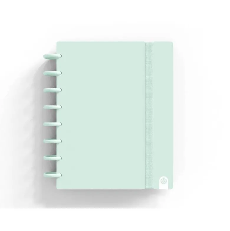 CUADERNO INGENIOX FOAM A5 80H RAYADO HORIZONTAL MENTA PASTEL