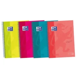 Cuaderno Oxford Ebook 5 DIN A4+ Colores Surtidos 120 hojas Tapa Extradura Rayado Horizontal