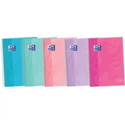 Cuaderno Oxford Ebook 5 DIN A4+ Colores Surtidos 120 hojas Tapa Extradura Rayado Horizontal