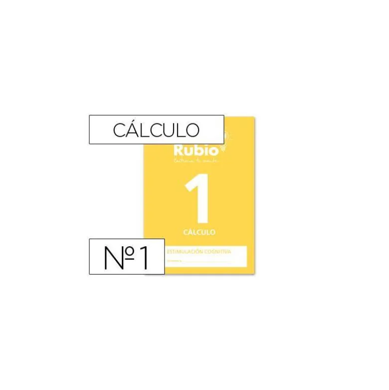 Cuaderno Rubio Cálculo 1 Estimulación Cognitiva