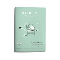 Cuaderno Rubio Escritura nº 010 Dibujos para seguir y colorear