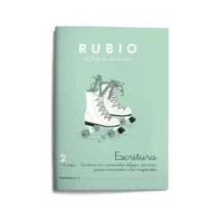 Cuaderno Rubio Escritura nº 2 Escritura con minúsculas, dibujos, números, grecas e iniciación a las mayúsculas