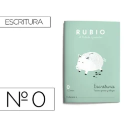 Cuaderno Rubio Escritura nº 0 Preescritura con puntos, dibujos y grecas