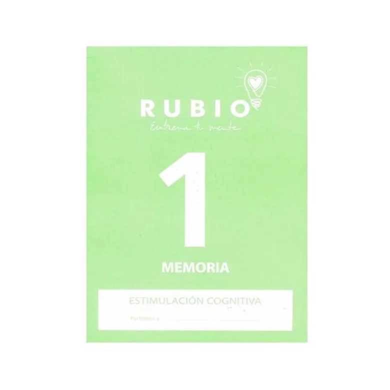 Cuaderno Rubio Memoria 1 Estimulación Cognitiva