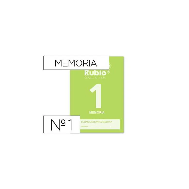 Cuaderno Rubio Memoria 1 Estimulación Cognitiva