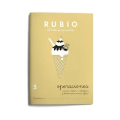 Cuaderno Rubio Operaciones nº 5 Sumar, restar, multiplicar y dividir por varias cifras