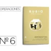 Cuaderno Rubio Operaciones nº 6 Sumar, restar, multiplicar y dividir con decimales por varias cifras