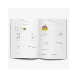 Cuaderno Rubio Operaciones nº 6 Sumar, restar, multiplicar y dividir con decimales por varias cifras